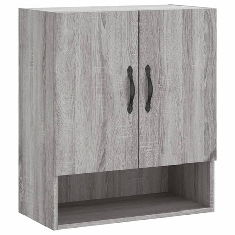 Vidaxl wandkast 60x31x70 cm bewerkt hout grijs sonoma eikenkleurig
