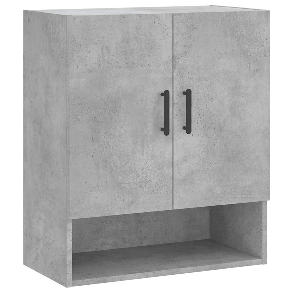 Vidaxl wandkast 60x31x70 cm bewerkt hout betongrijs