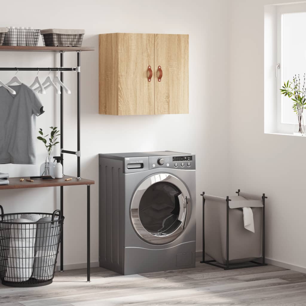 Vidaxl wandkast 60x31x60 cm bewerkt hout sonoma eikenkleurig