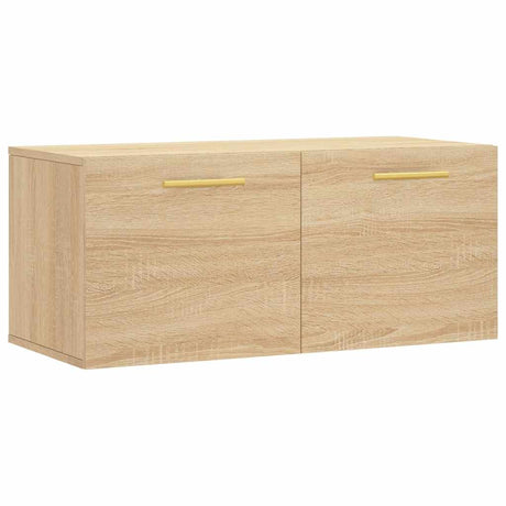 Vidaxl wandkast 80x36,5x35 cm bewerkt hout sonoma eikenkleurig