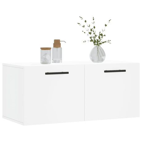 Vidaxl wandkast 80x36,5x35 cm bewerkt hout wit