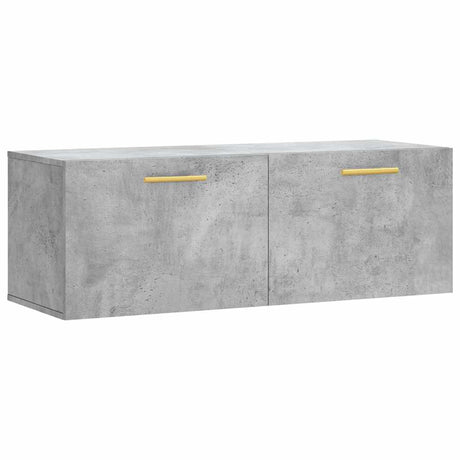 Vidaxl wandkast 100x36,5x35 cm bewerkt hout betongrijs