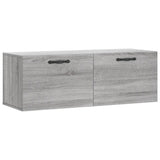 Vidaxl wandkast 100x36,5x35 cm bewerkt hout grijs sonoma eikenkleurig