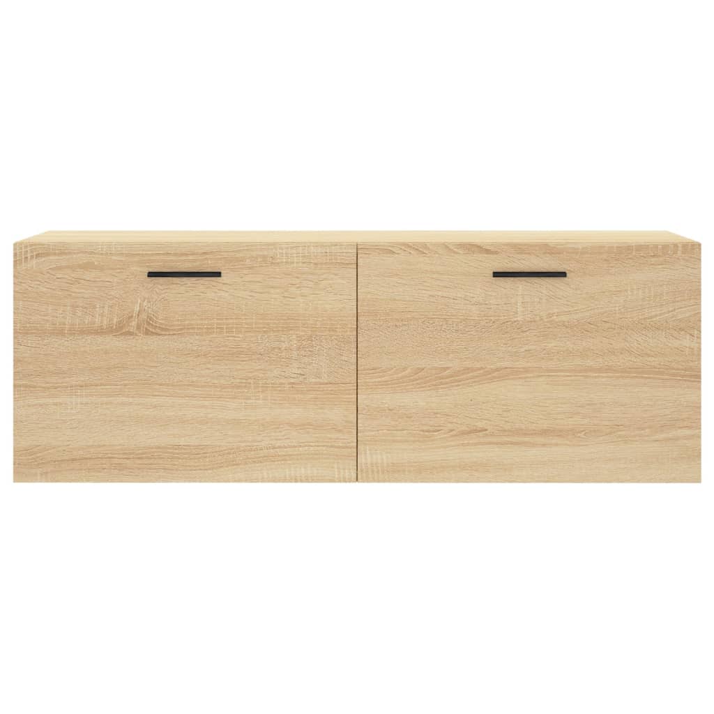 Vidaxl wandkast 100x36,5x35 cm bewerkt hout sonoma eikenkleurig