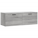 Vidaxl wandkast 100x36,5x35 cm bewerkt hout grijs sonoma eikenkleurig