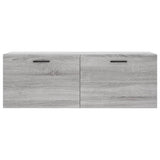 Vidaxl wandkast 100x36,5x35 cm bewerkt hout grijs sonoma eikenkleurig