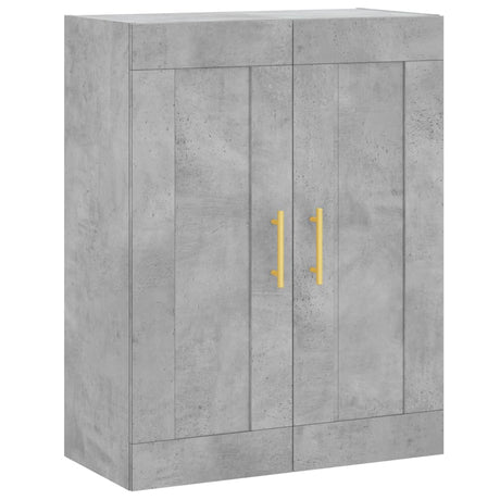 Vidaxl wandkast 69,5x34x90 cm bewerkt hout betongrijs