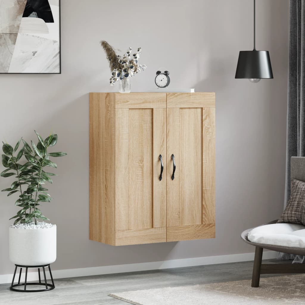 Vidaxl wandkast 69,5x34x90 cm bewerkt hout sonoma eikenkleurig
