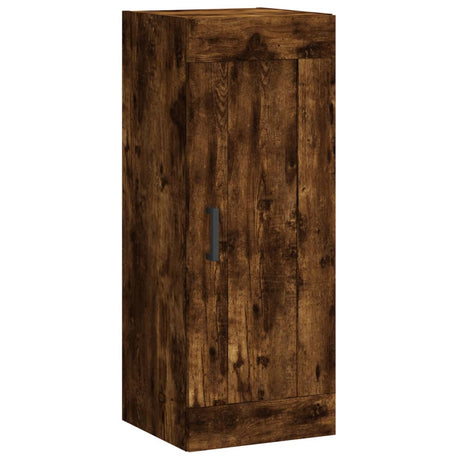 Vidaxl wandkast 34,5x34x90 cm bewerkt hout gerookt eikenkleurig