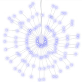 Vidaxl kerstverlichting vuurwerk 8 st 140 blauwe led's 17 cm