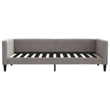 Vidaxl slaapbank 90x200 cm stof taupe