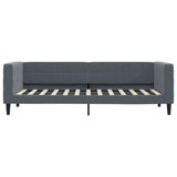 Vidaxl slaapbank 80x200 cm fluweel donkergrijs
