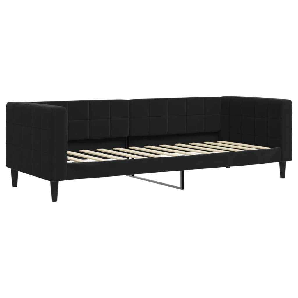 Vidaxl slaapbank 80x200 cm fluweel zwart
