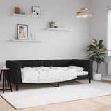 Vidaxl slaapbank 80x200 cm fluweel zwart