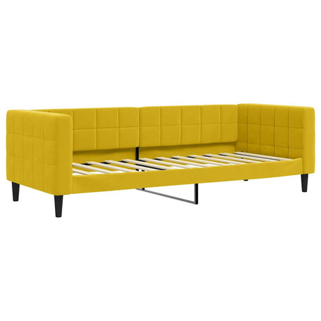 Vidaxl slaapbank 80x200 cm fluweel geel