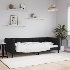 Vidaxl slaapbank 90x200 cm fluweel zwart