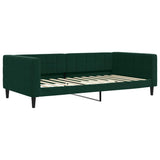 Vidaxl slaapbank 100x200 cm fluweel donkergroen