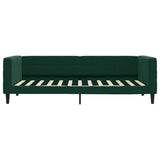 Vidaxl slaapbank 100x200 cm fluweel donkergroen
