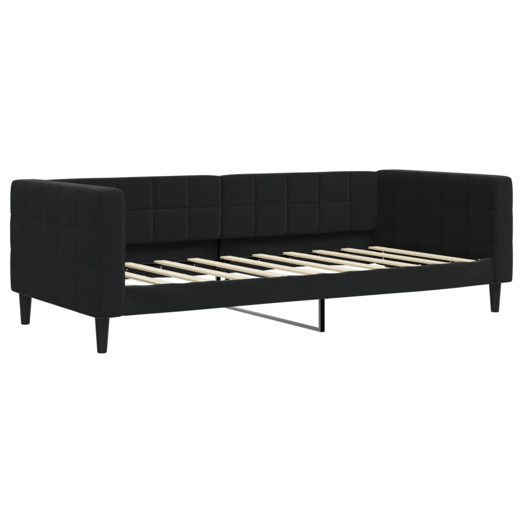 Vidaxl slaapbank 90x190 cm fluweel zwart