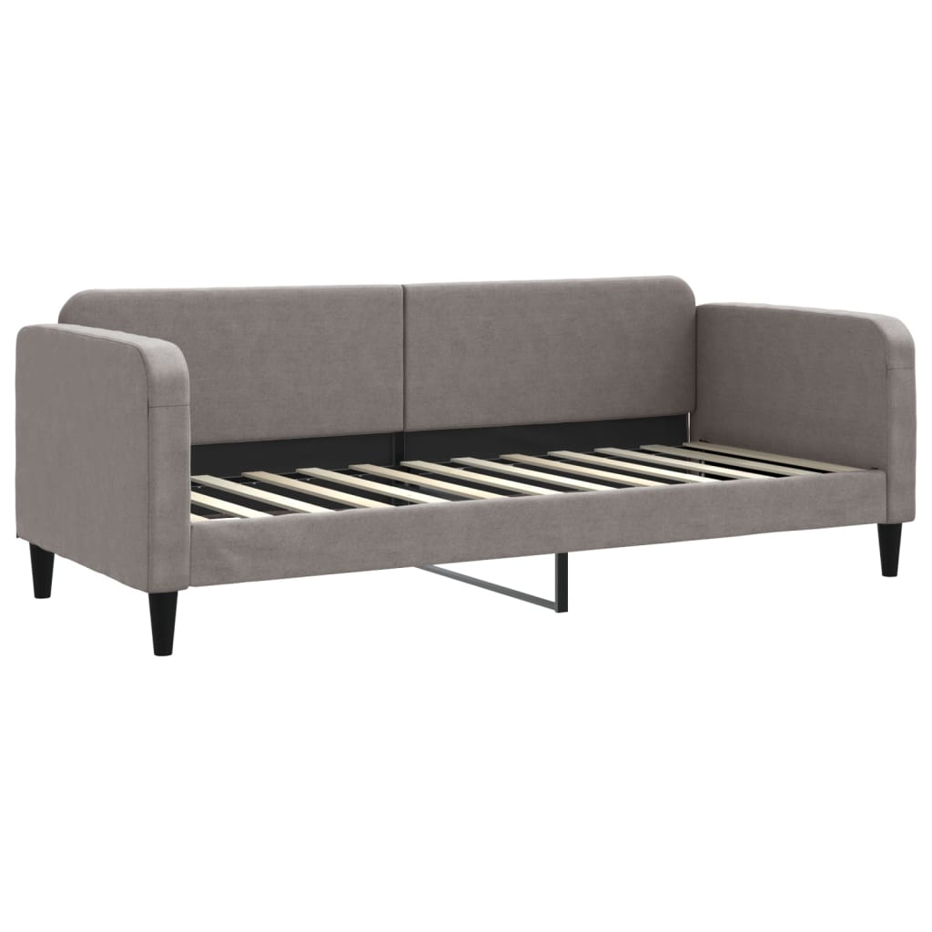 Vidaxl slaapbank 80x200 cm stof taupe