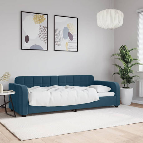 Vidaxl slaapbank 80x200 cm fluweel blauw