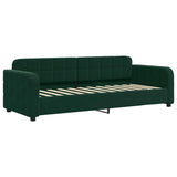 Vidaxl slaapbank 80x200 cm fluweel donkergroen