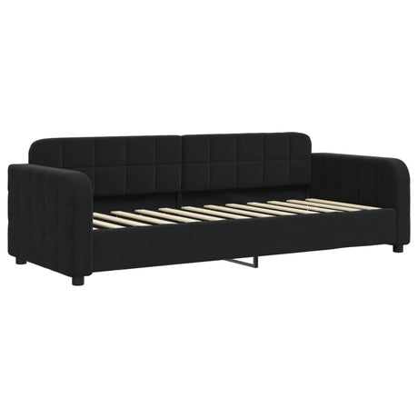 Vidaxl slaapbank 80x200 cm fluweel zwart