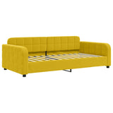 Vidaxl slaapbank 90x200 cm fluweel geel