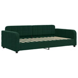 Vidaxl slaapbank 100x200 cm fluweel donkergroen