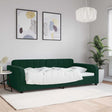 Vidaxl slaapbank 100x200 cm fluweel donkergroen