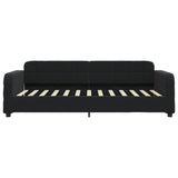 Vidaxl slaapbank 100x200 cm fluweel zwart