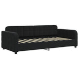 Vidaxl slaapbank 90x190 cm fluweel zwart