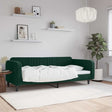 Vidaxl slaapbank 100x200 cm fluweel donkergroen