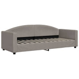 Vidaxl slaapbank 80x200 cm stof taupe