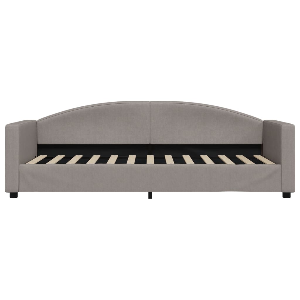 Vidaxl slaapbank 80x200 cm stof taupe