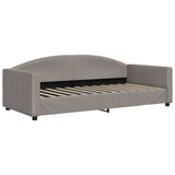 Vidaxl slaapbank 90x200 cm stof taupe