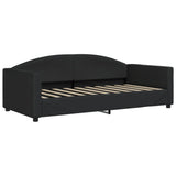 Vidaxl slaapbank 90x190 cm stof zwart
