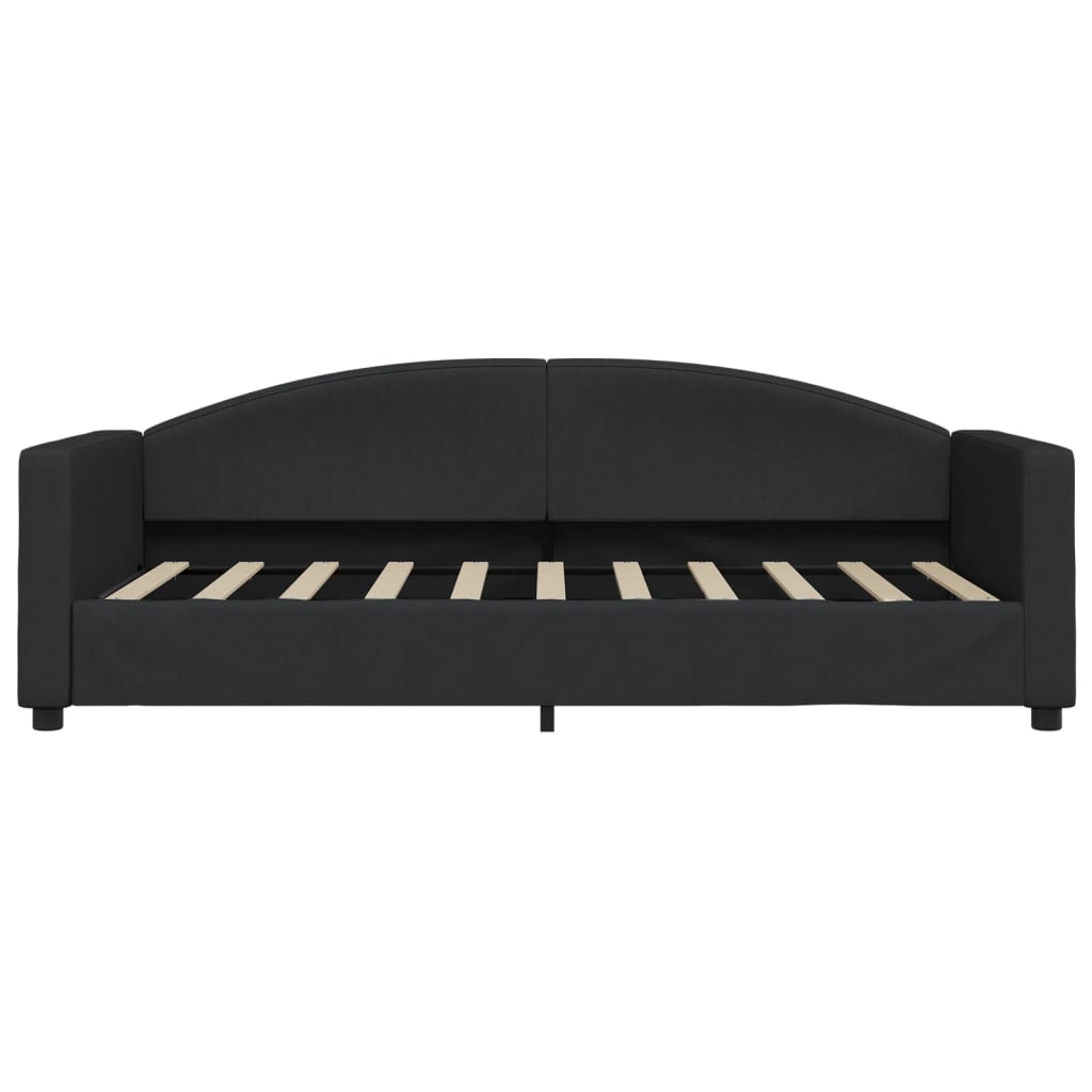 Vidaxl slaapbank 90x190 cm stof zwart