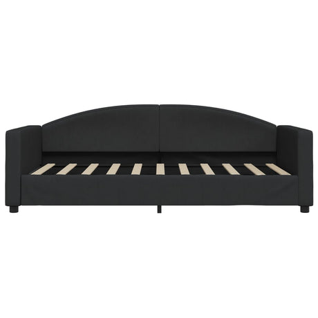 Vidaxl slaapbank 90x190 cm stof zwart