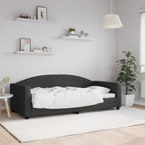Vidaxl slaapbank 90x190 cm stof zwart