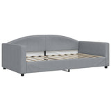 Vidaxl slaapbank 100x190 cm stof lichtgrijs