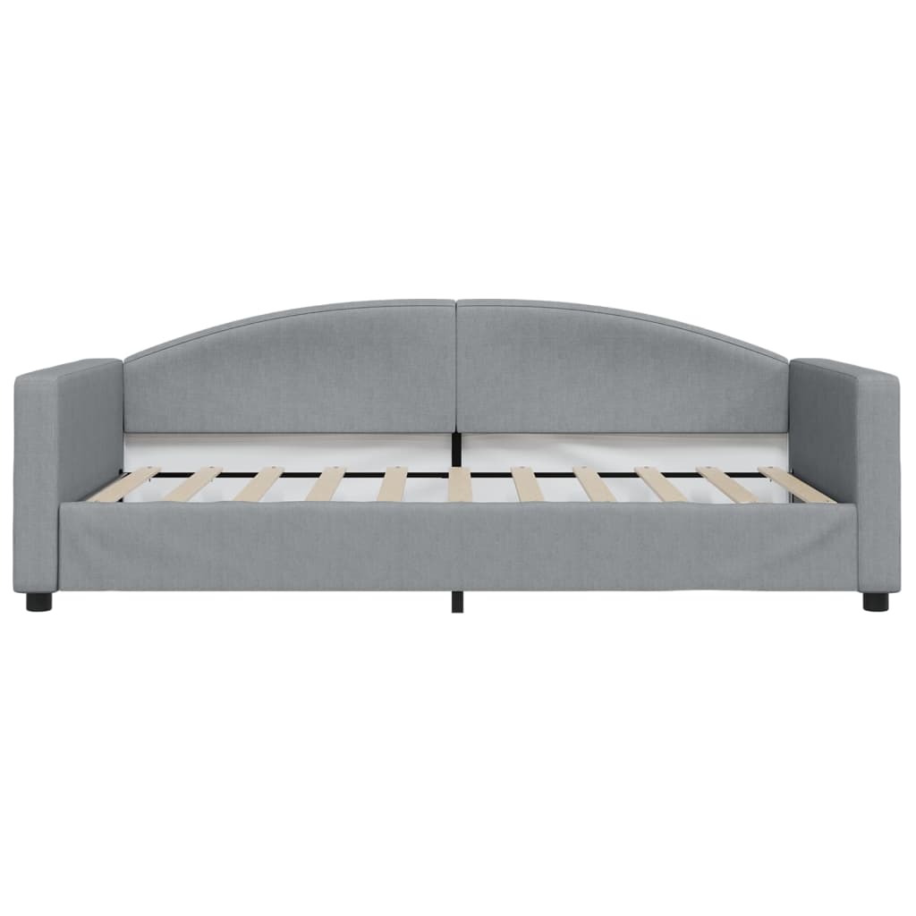 Vidaxl slaapbank 100x190 cm stof lichtgrijs