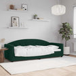 Vidaxl slaapbank 80x200 cm fluweel donkergroen