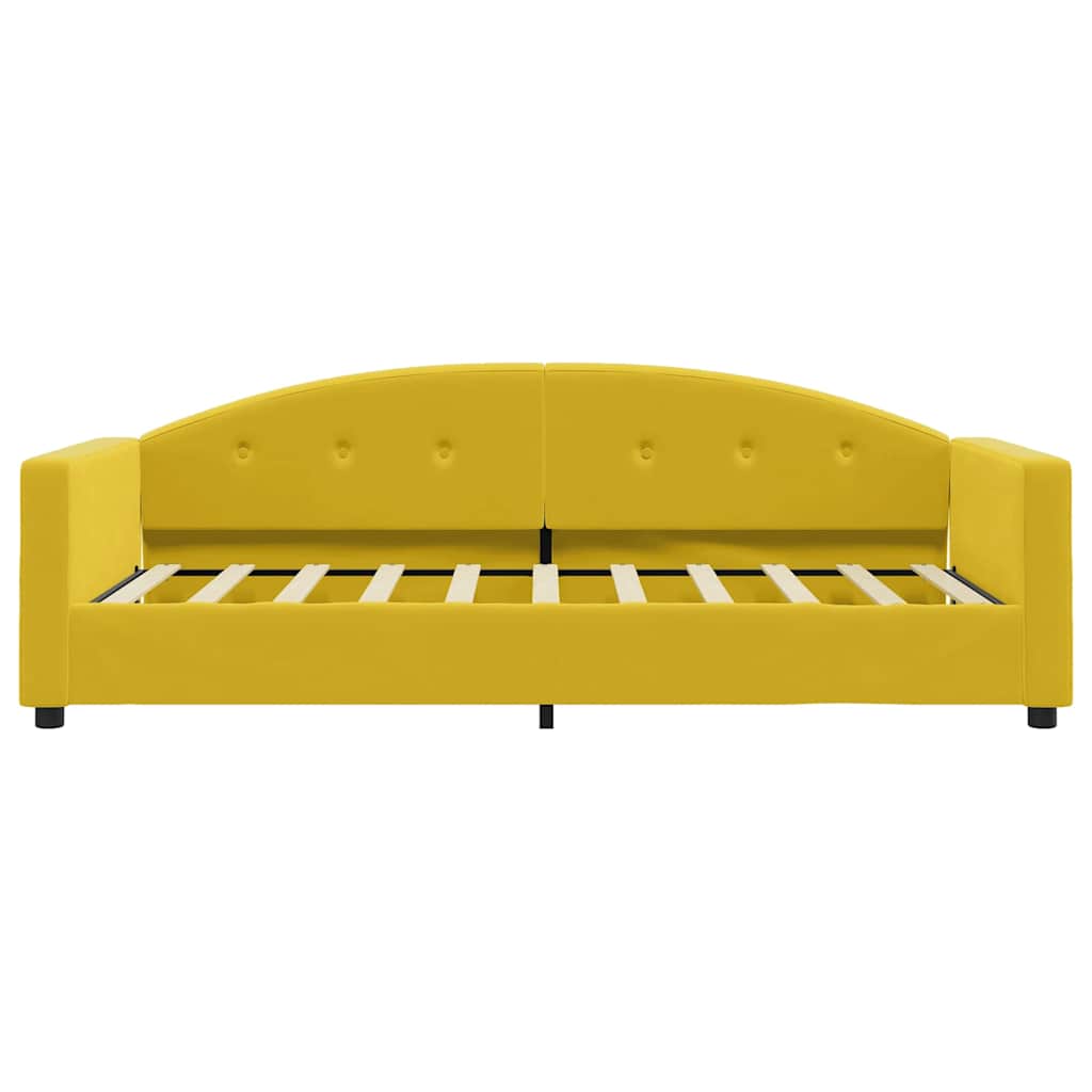 Vidaxl slaapbank 80x200 cm fluweel geel