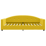 Vidaxl slaapbank 90x200 cm fluweel geel