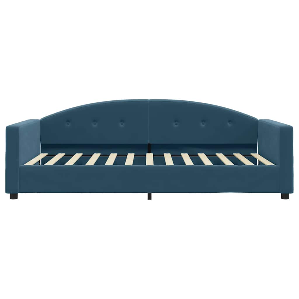Vidaxl slaapbank 100x200 cm fluweel blauw