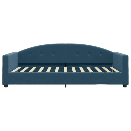 Vidaxl slaapbank 100x200 cm fluweel blauw