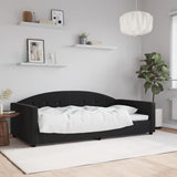 Vidaxl slaapbank 100x200 cm fluweel zwart
