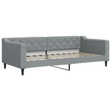 Vidaxl slaapbank 90x200 cm stof lichtgrijs