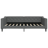Vidaxl slaapbank 100x190 cm stof donkergrijs